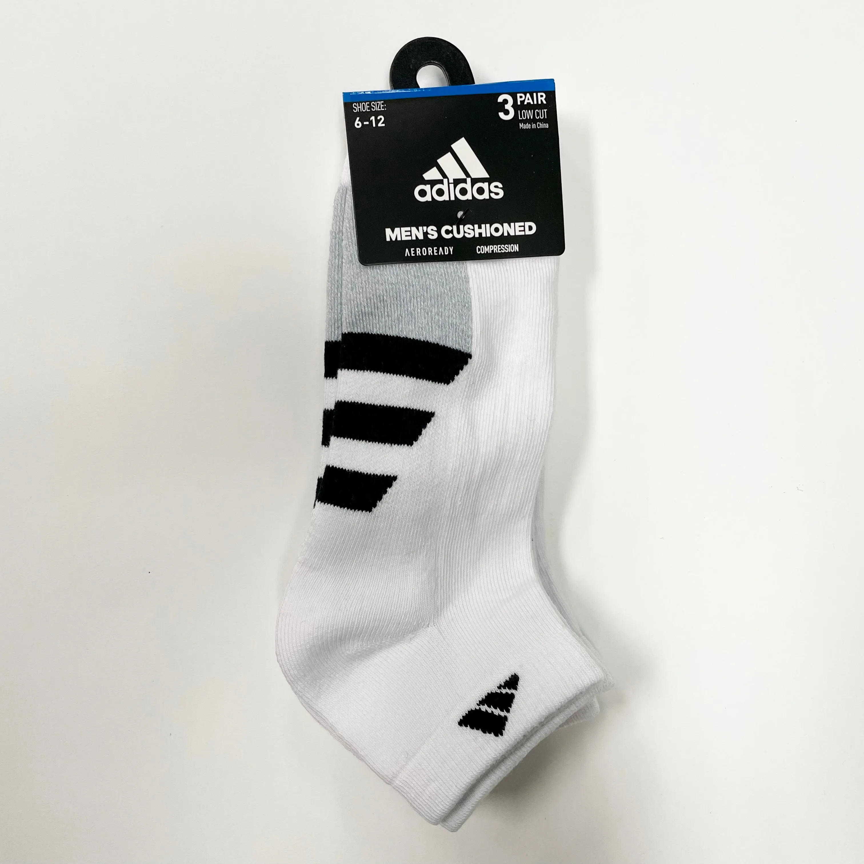 Adidas Men's Cushion low-cut 3 pairs socks