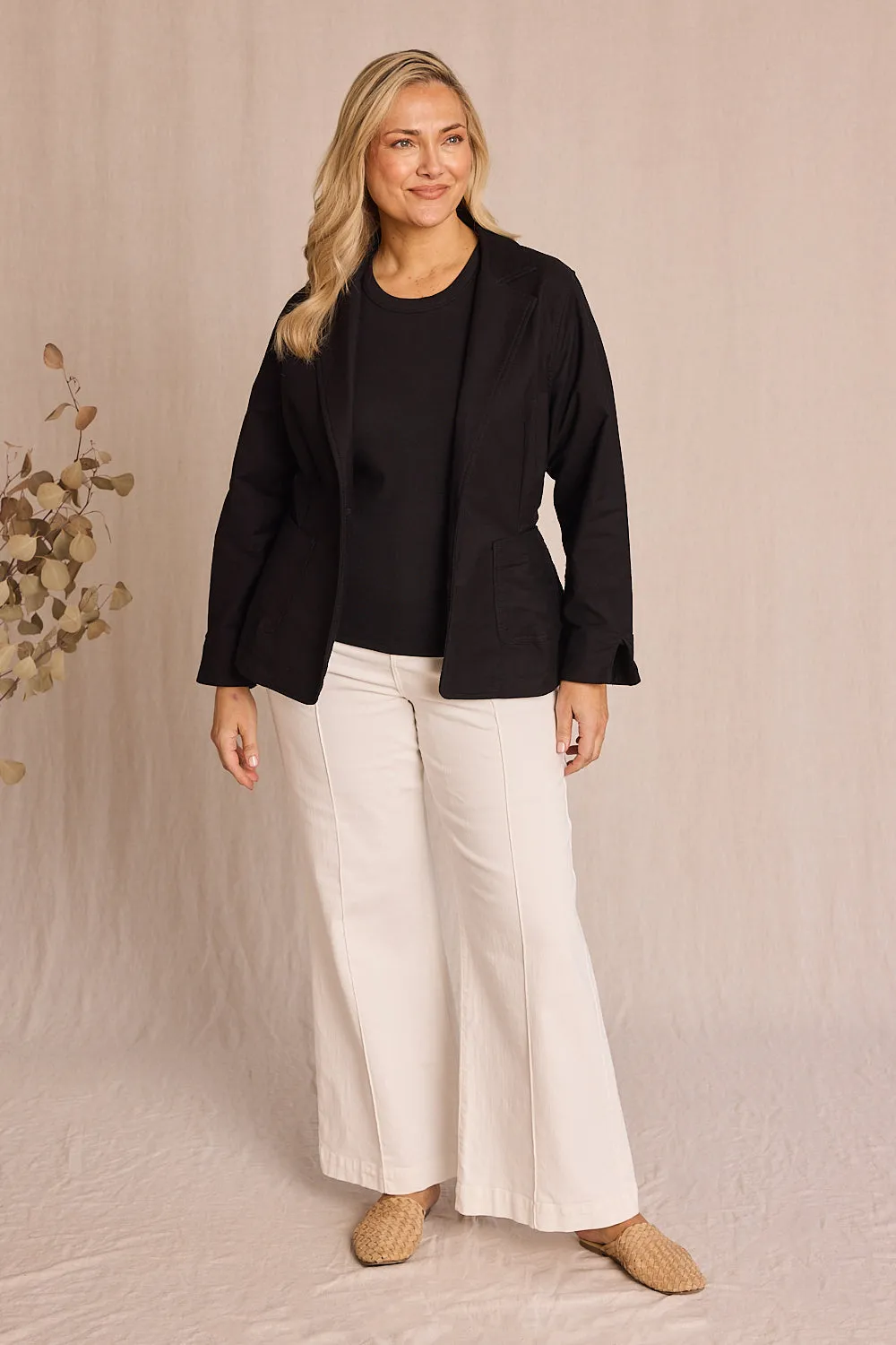 Adrift Denim Wide Leg Jeans in White