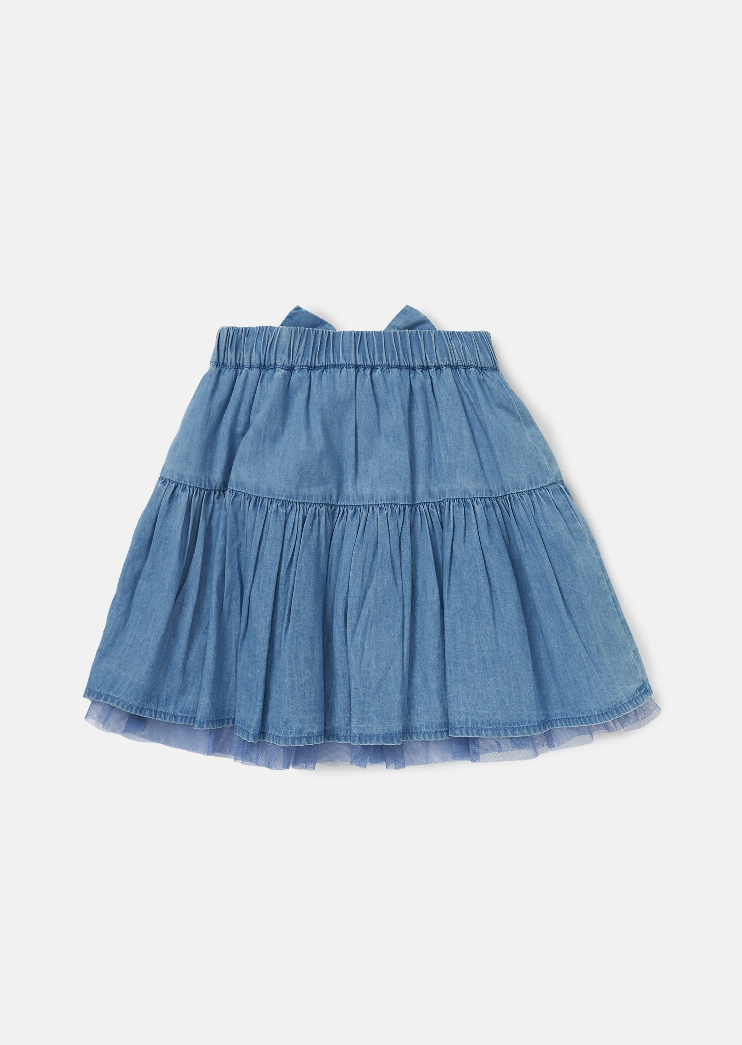 Annie Denim Bow Skirt