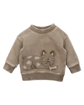 AUSTIN DOG SWEAT TOP 3-5 YRS