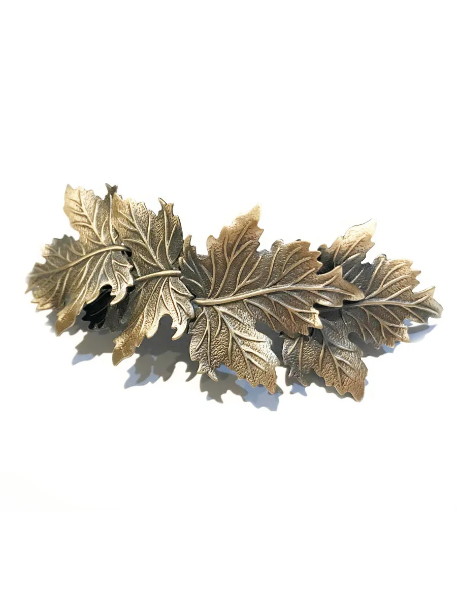 Autumn Leaves Hair Barrette