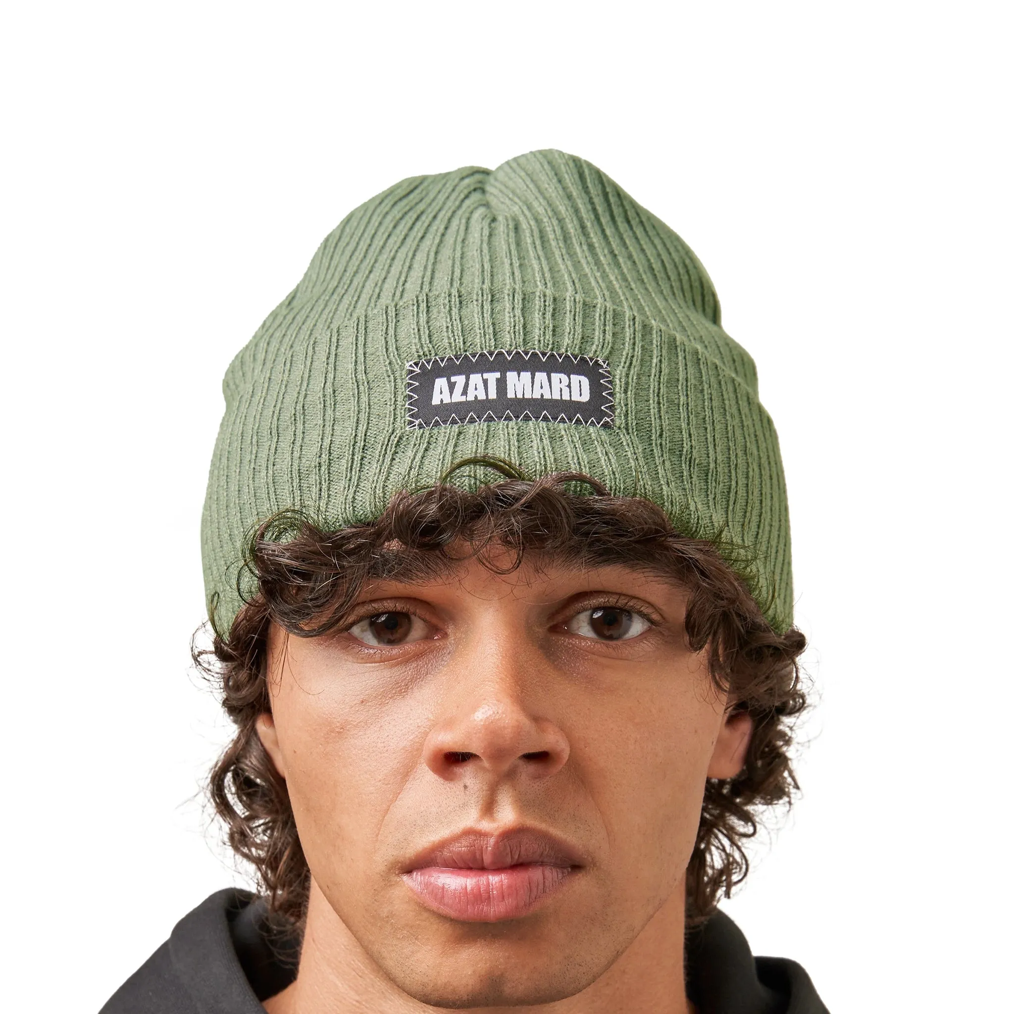 Azat Mard Khaki Beanie Hat