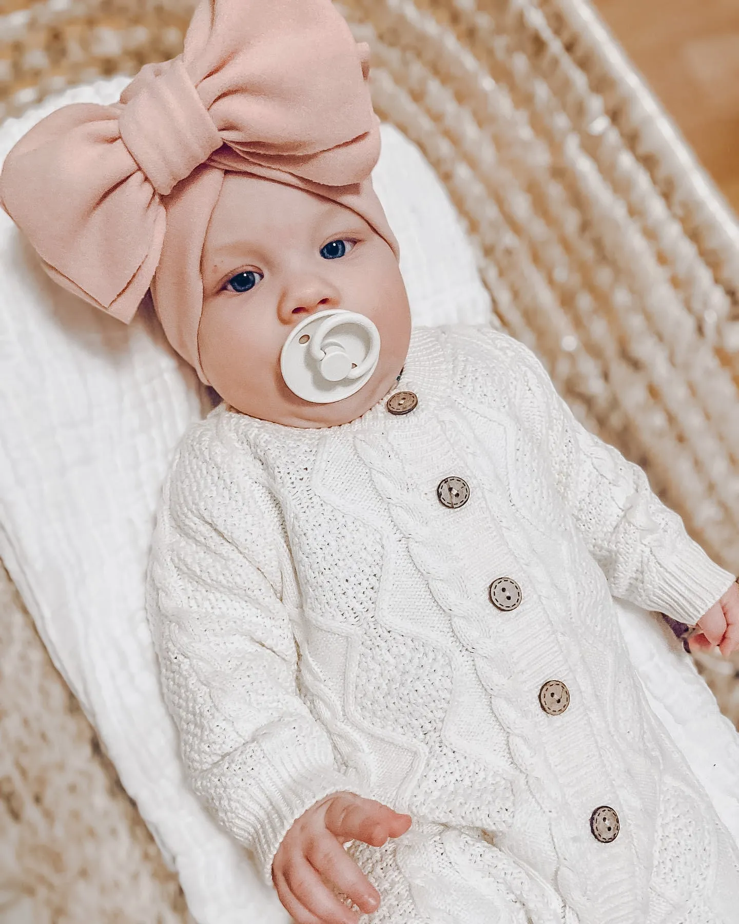 Baby bowknot turban