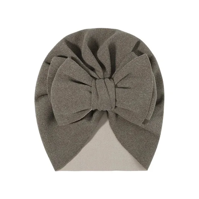 Baby bowknot turban