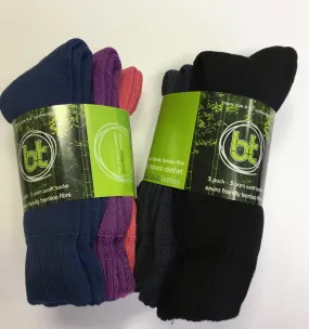 Bamboo Textiles 3-Yarn Socks 3-Pack