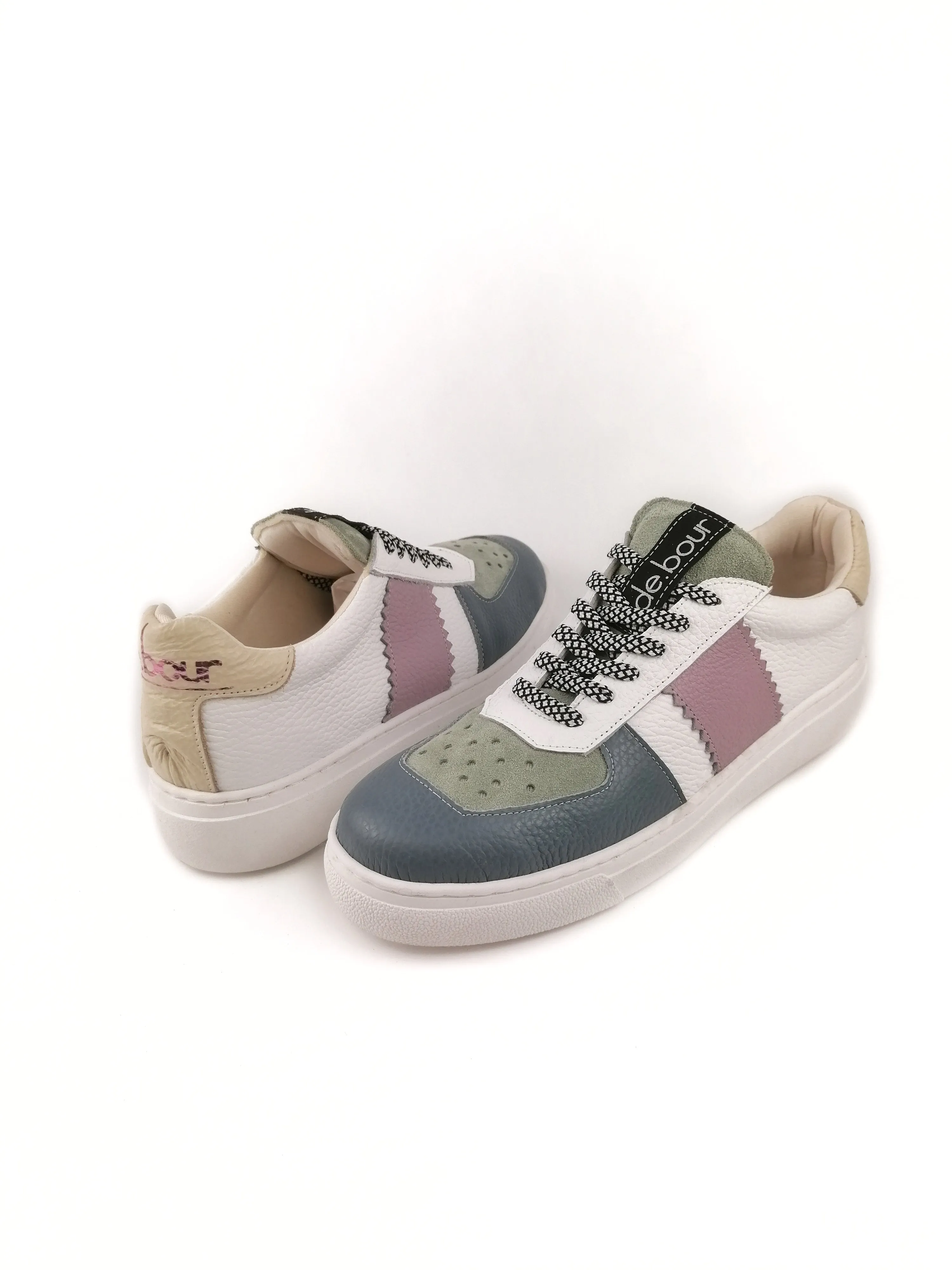 BETTY MULTICOLOR LEATHER SNEAKERS