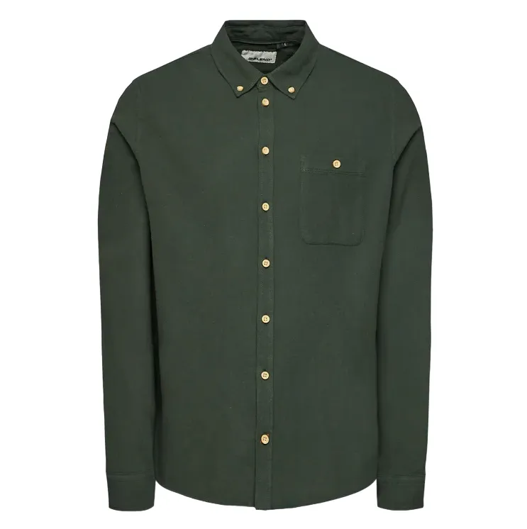 Blend long sleeve men's shirt 20716337 196110 green