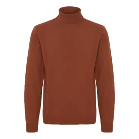 Blend men's turtleneck sweater with regular fit 20716087 191540 rust