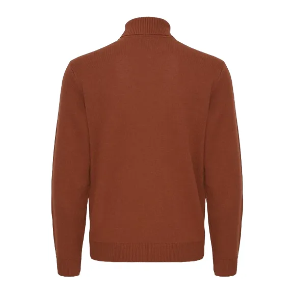 Blend men's turtleneck sweater with regular fit 20716087 191540 rust