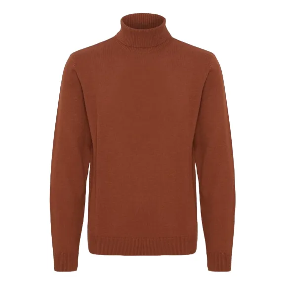 Blend men's turtleneck sweater with regular fit 20716087 191540 rust