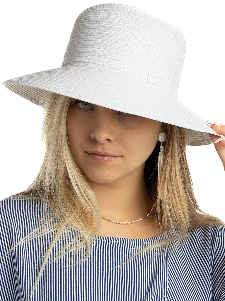 CAMELIA Packable Hat-White