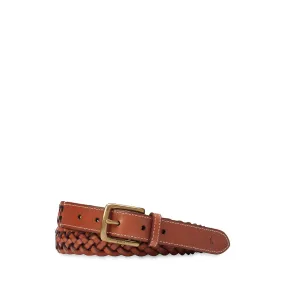 Casual Braid Belt - Saddle