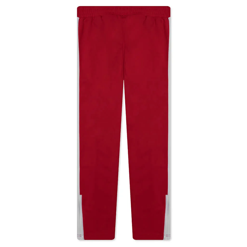 Classic Track Pants - Red/White