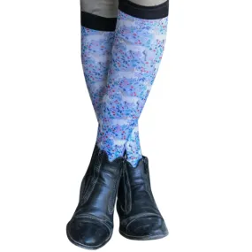 Dreamers & Schemers Boot Socks in White Pony   - One Size