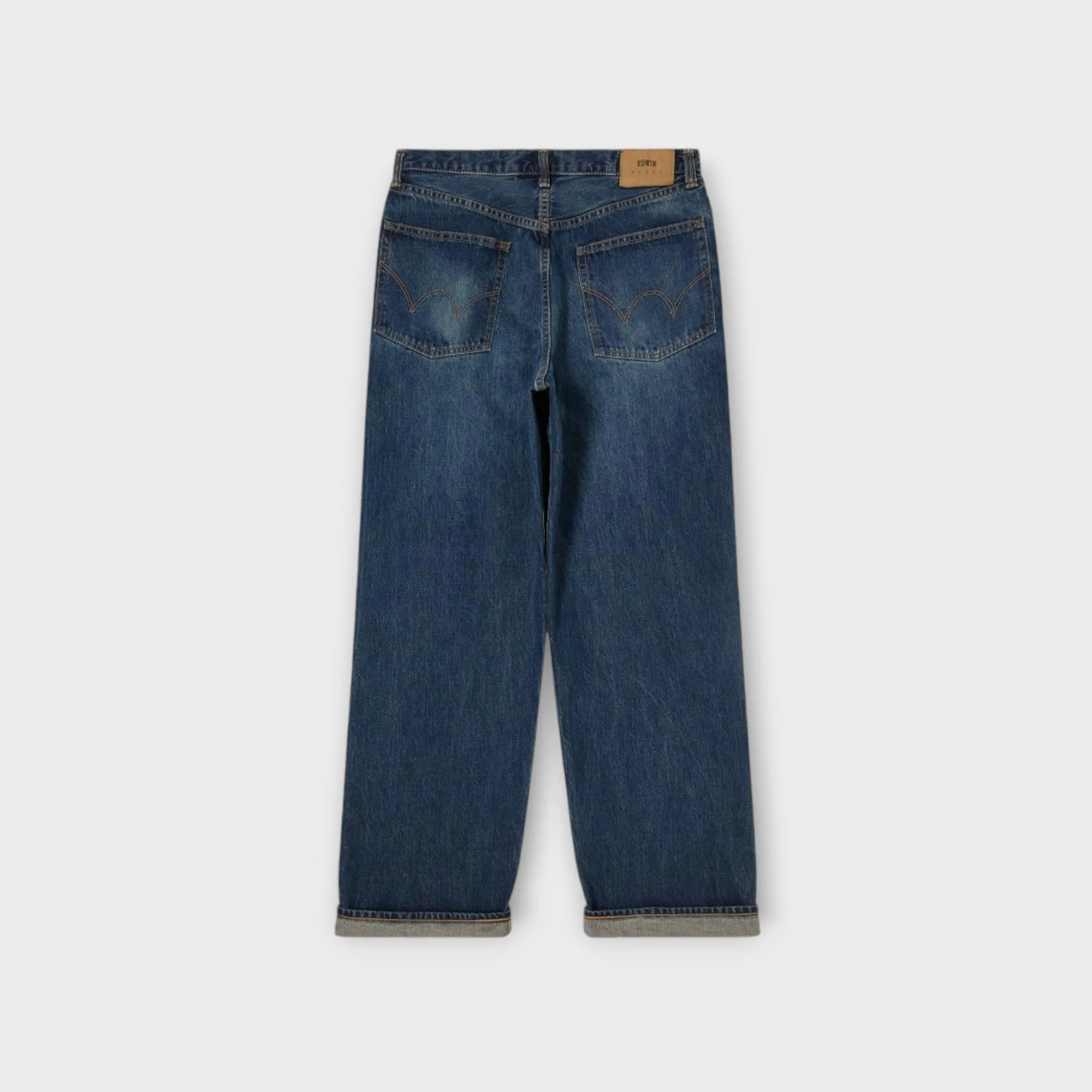 Edwin Wide Pants Jeans I Dark Blue Used