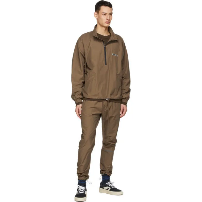 FEAR OF GOD Essentials Nylon Pant Brown