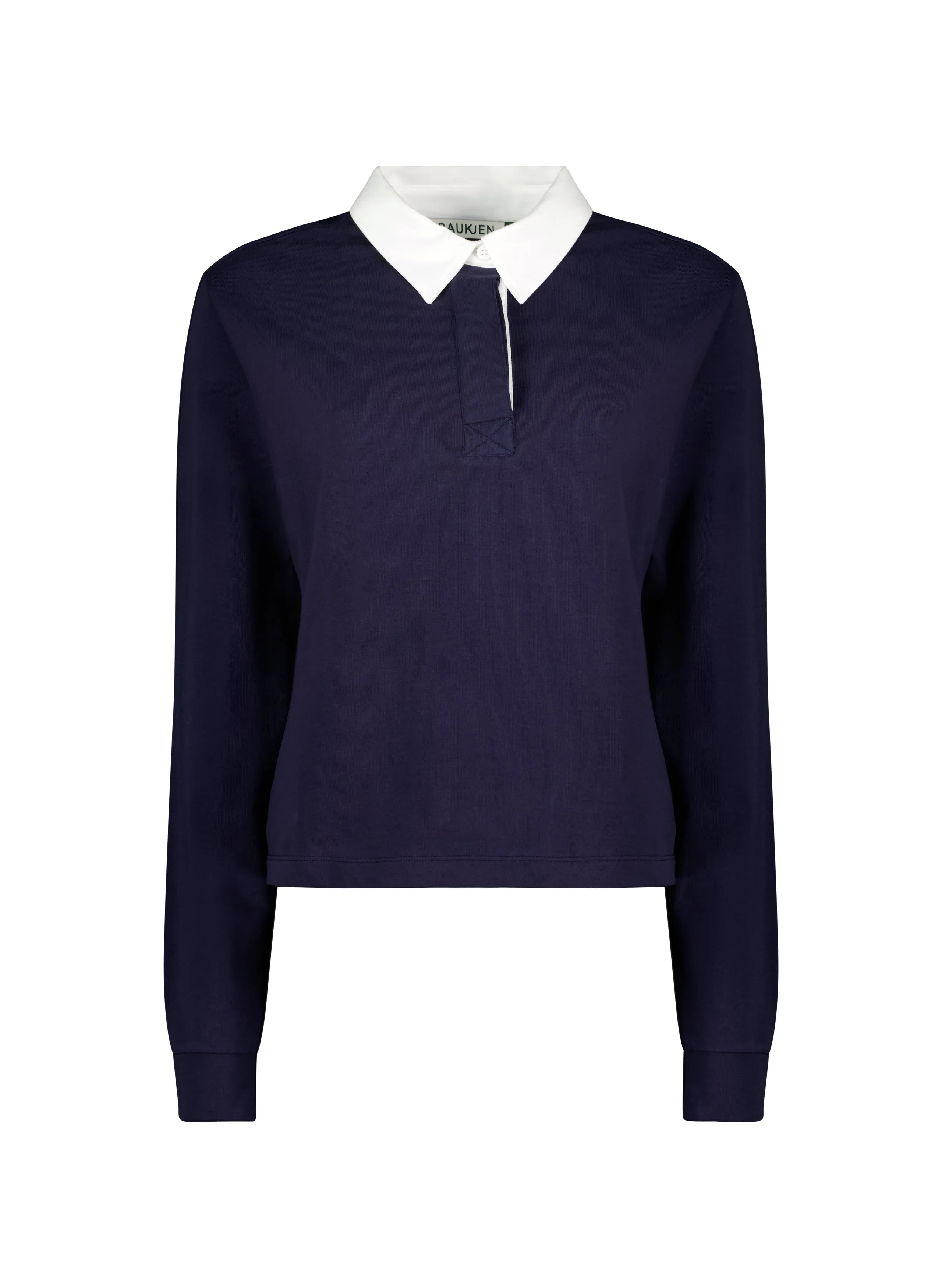 Fernanda Regenerative Cotton Rugby Top | Classic Navy