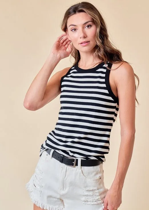 FINAL SALE - Sunshine Striped Tanks - 2 Colors!