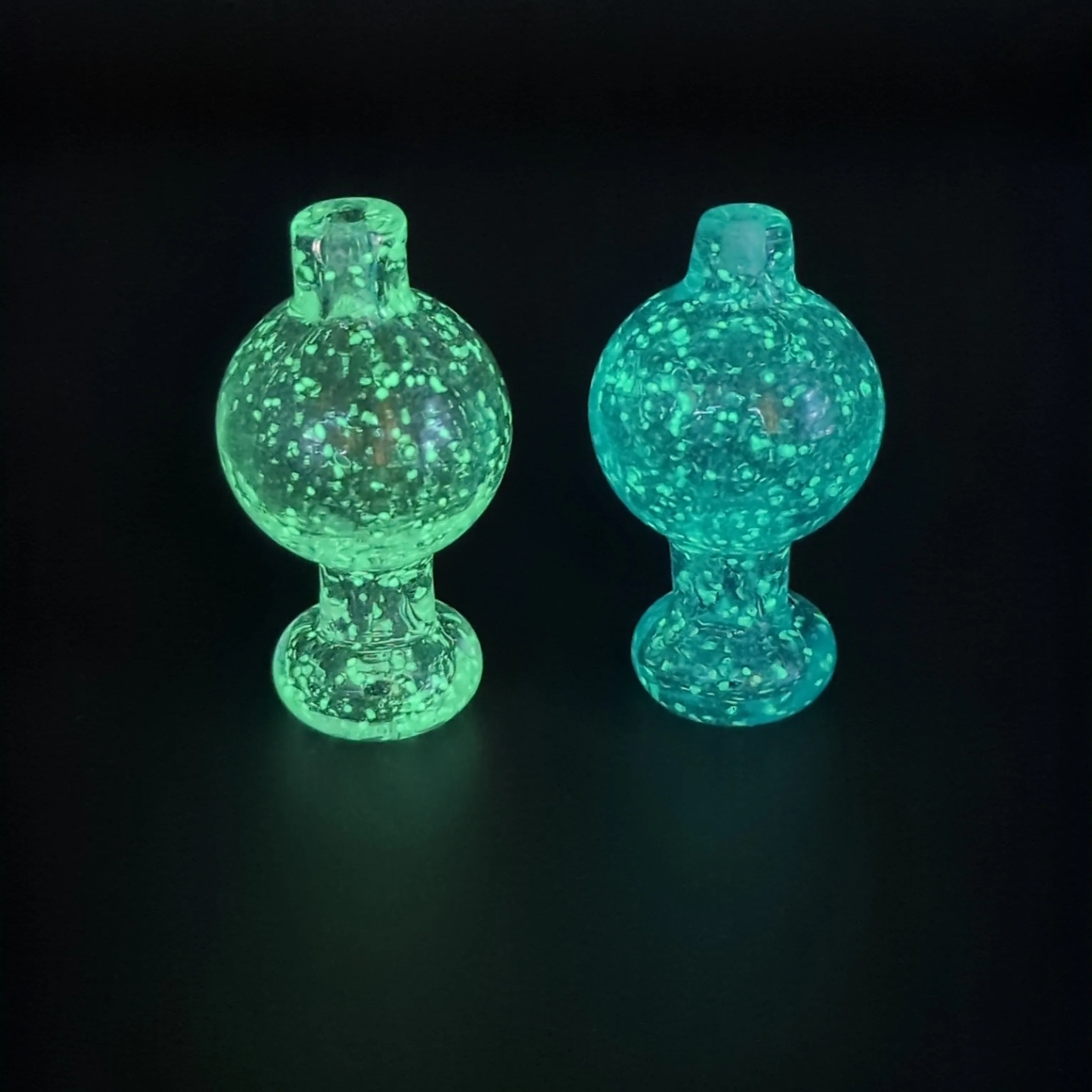 Glow Speckled Ball Carb Cap - 25mm | Colors Vary