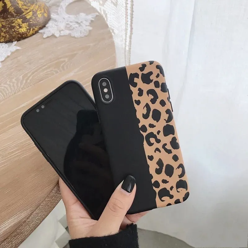 Half Leopard iPhone Case