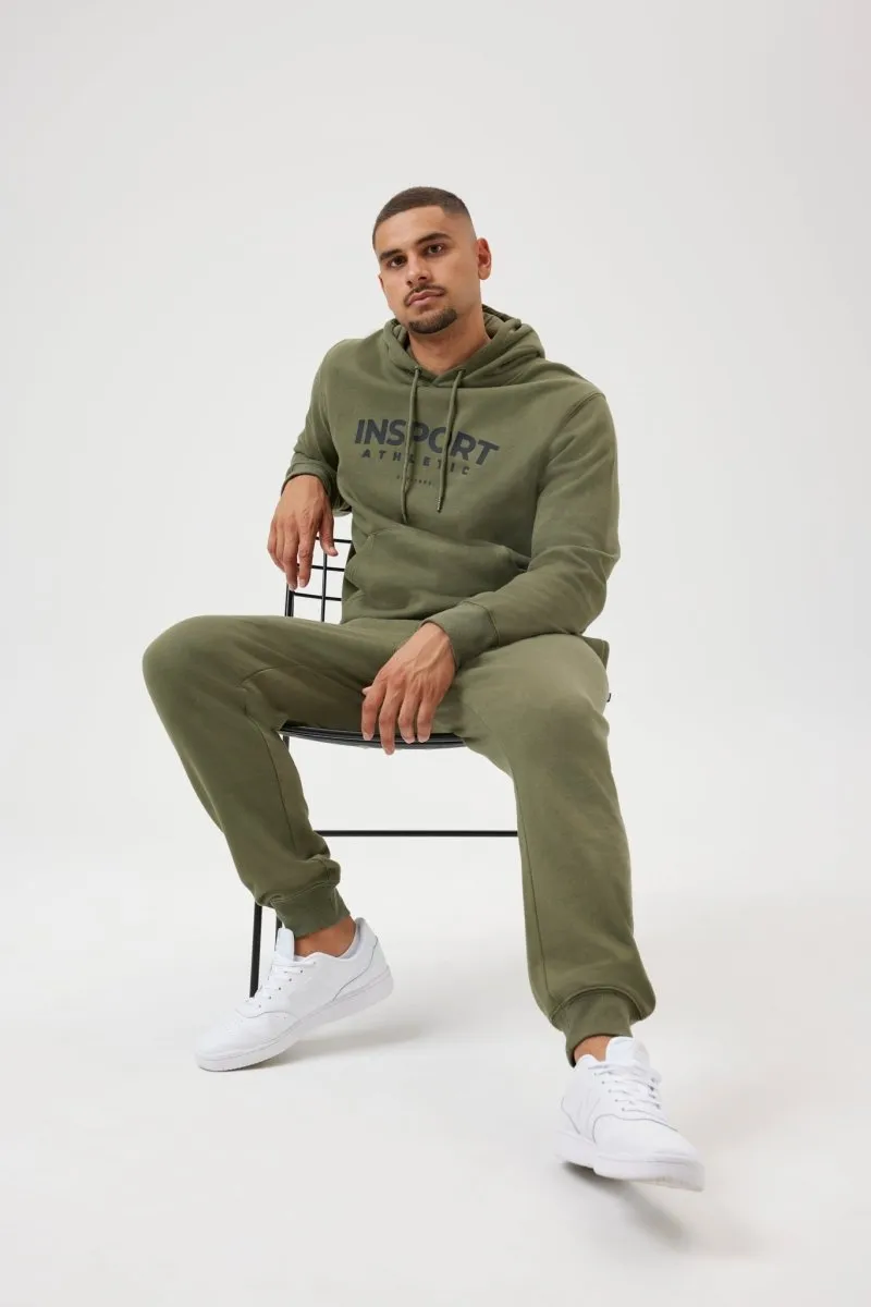 INSPORT MEN'S RALPH MILITARY GREEN TRACKPANT