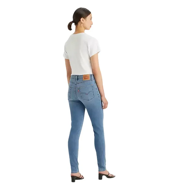 Levi's women's high-waisted jeans trousers 721 High Rise Skinny light blue