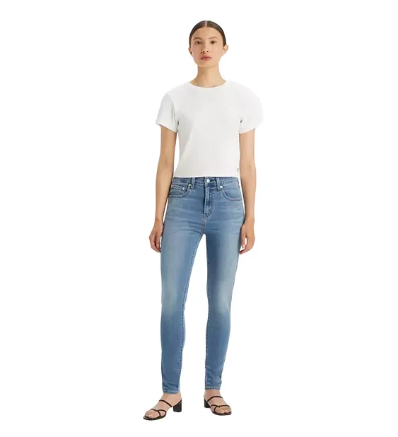 Levi's women's high-waisted jeans trousers 721 High Rise Skinny light blue