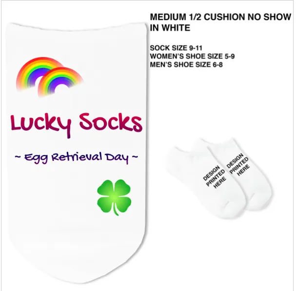 Lucky Socks - Egg Retrieval Day - SG