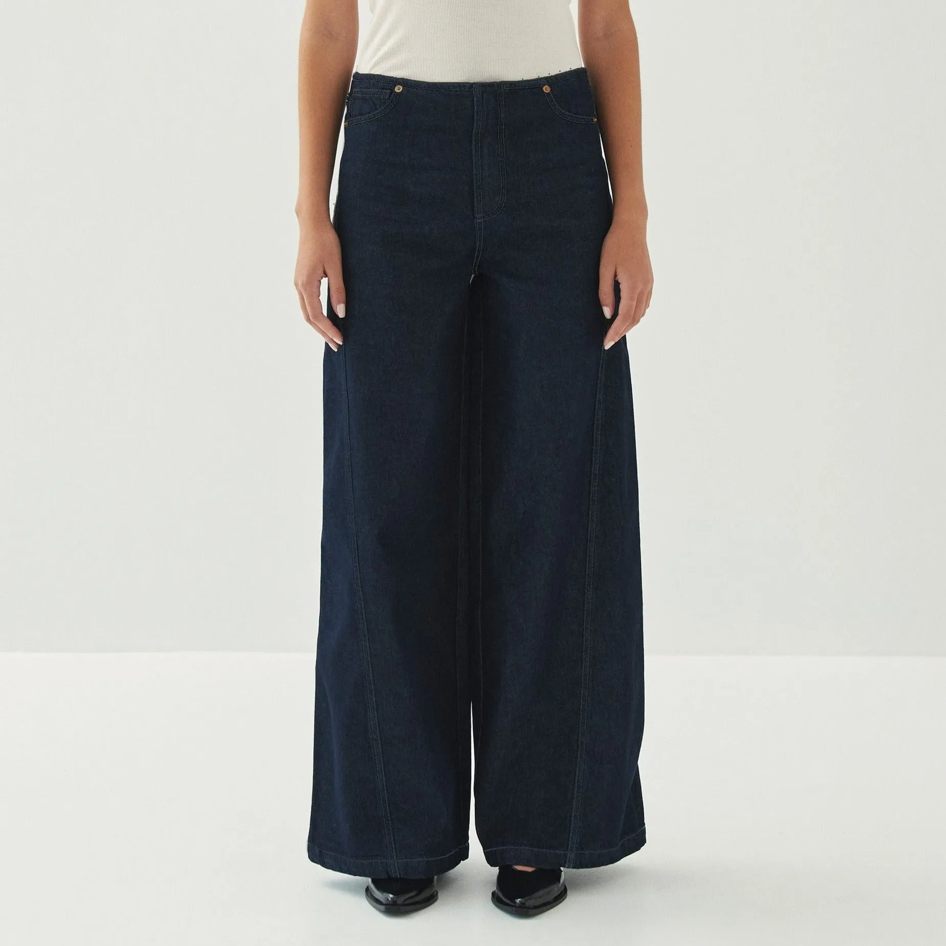 Magda Indigo Denim Trousers