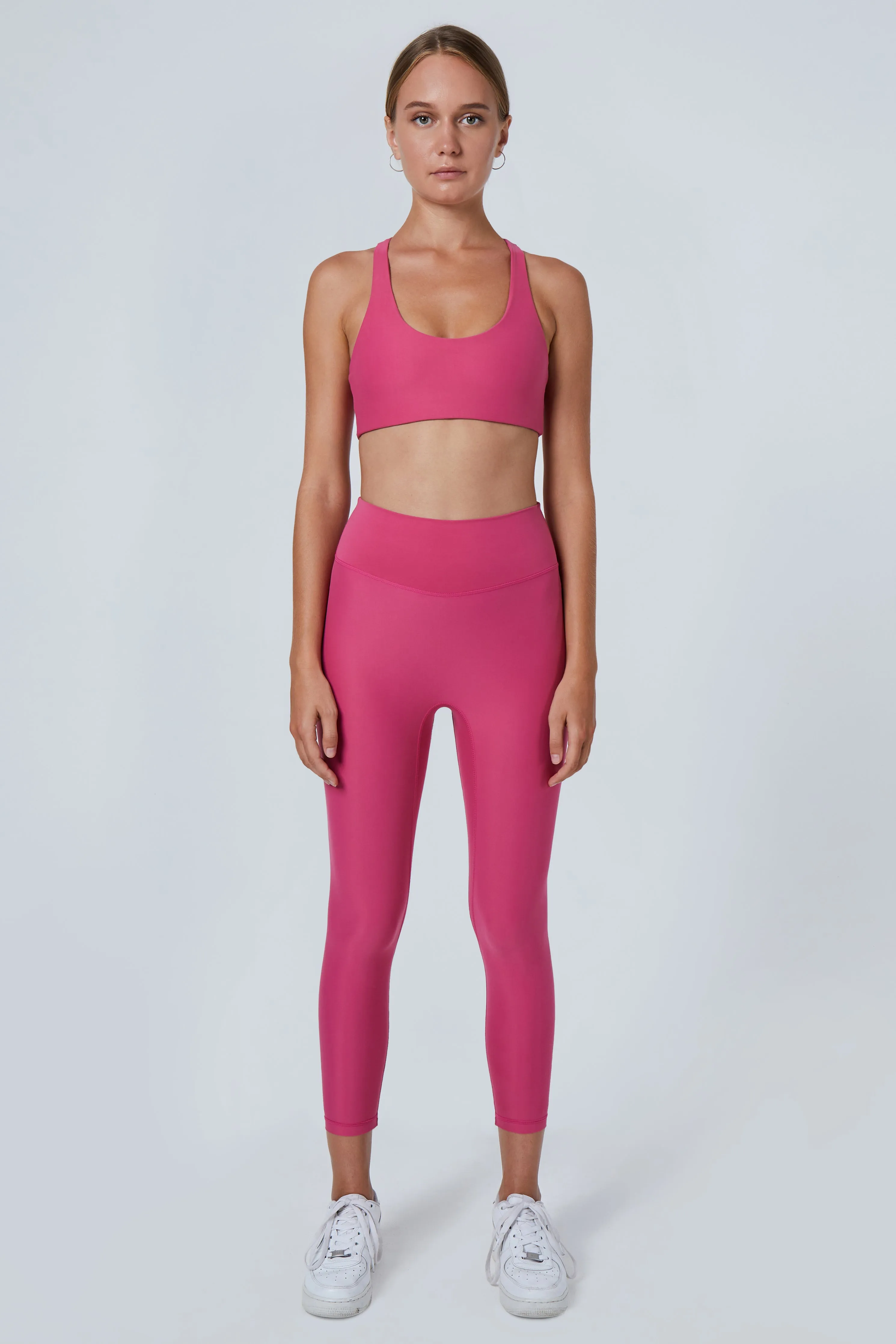 Mila 7/8 Length Leggings | Recycled Nylon | Rose