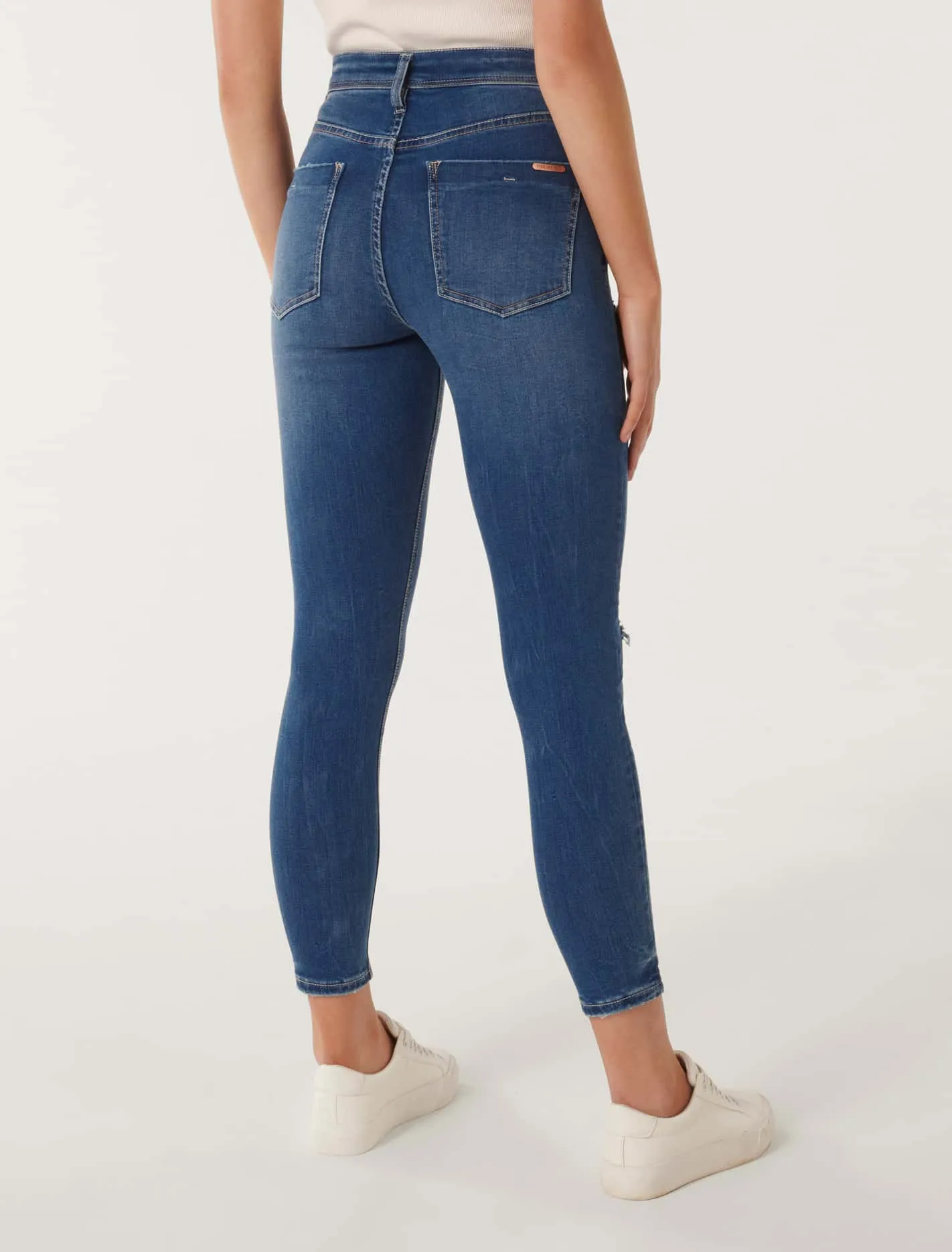 Nala Mid-Rise Ankle Skinny Jeans