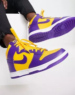 Nike Dunk High Retro Lakers