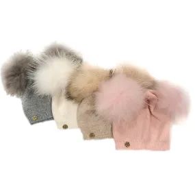 Nikita Double Pom Angora Hat