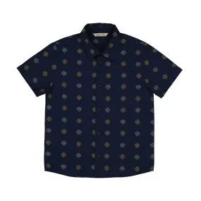 Nukutavake Boys Navy Short Sleeve Shirt_ 6117-26