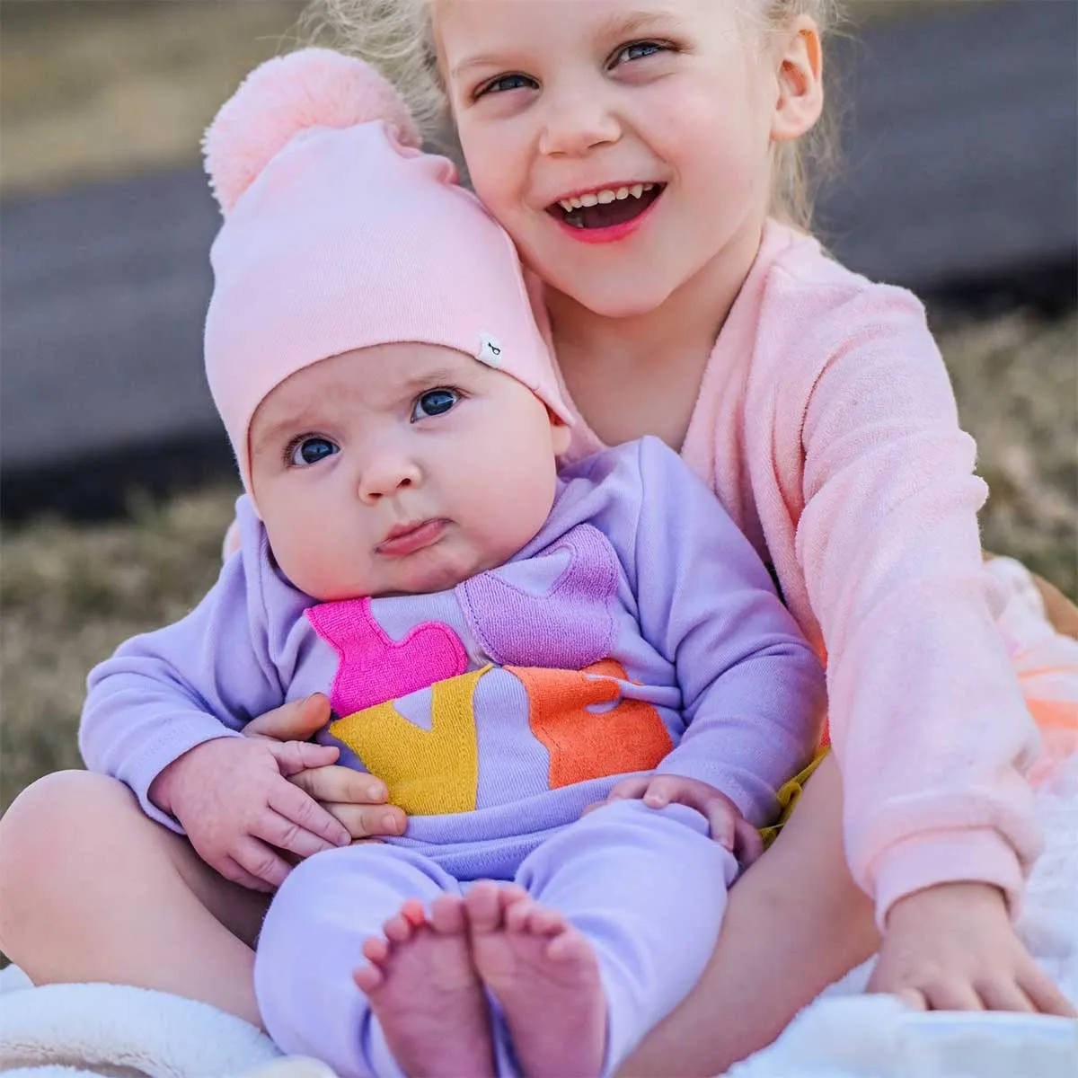 oh baby! Pale Pink Pom Hat - Pale Pink