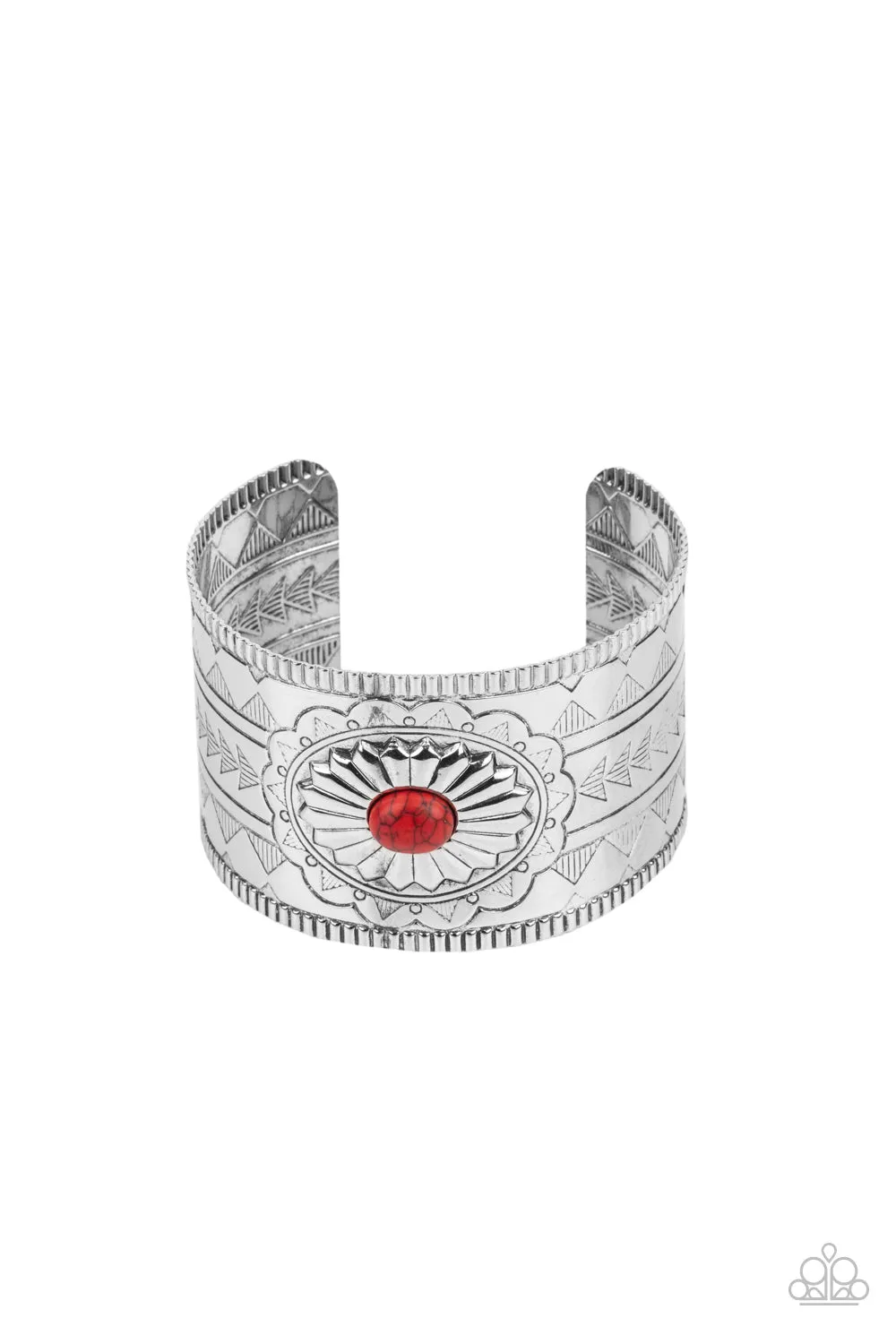 Paparazzi Accessories - Aztec Artisan - Red Bracelet