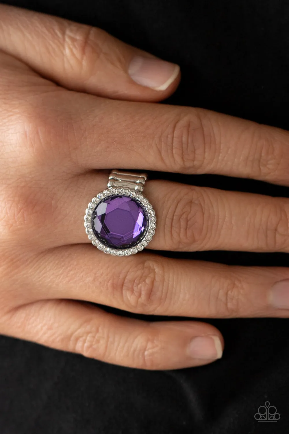 Paparazzi Accessories - Crown Culture - Purple Ring