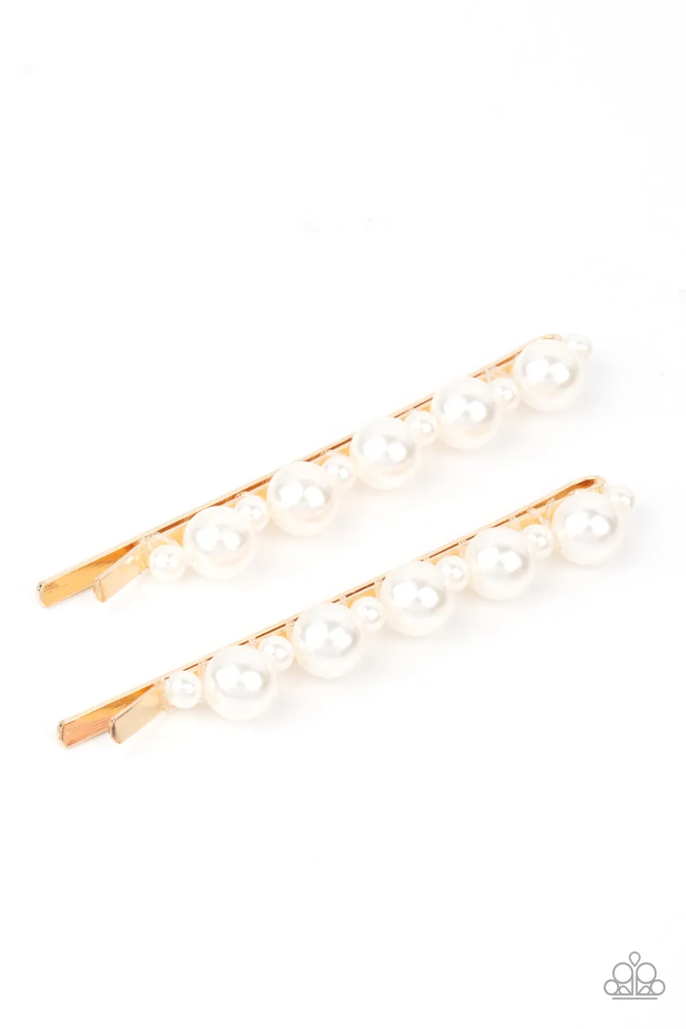 Paparazzi Accessories - Put A Pin In It #HB36 - Gold Hair Accessories