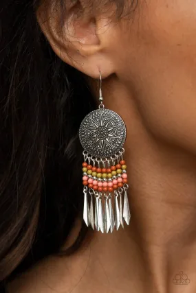 Paparazzi Accessories - Sun Warrior - Multi Earrings