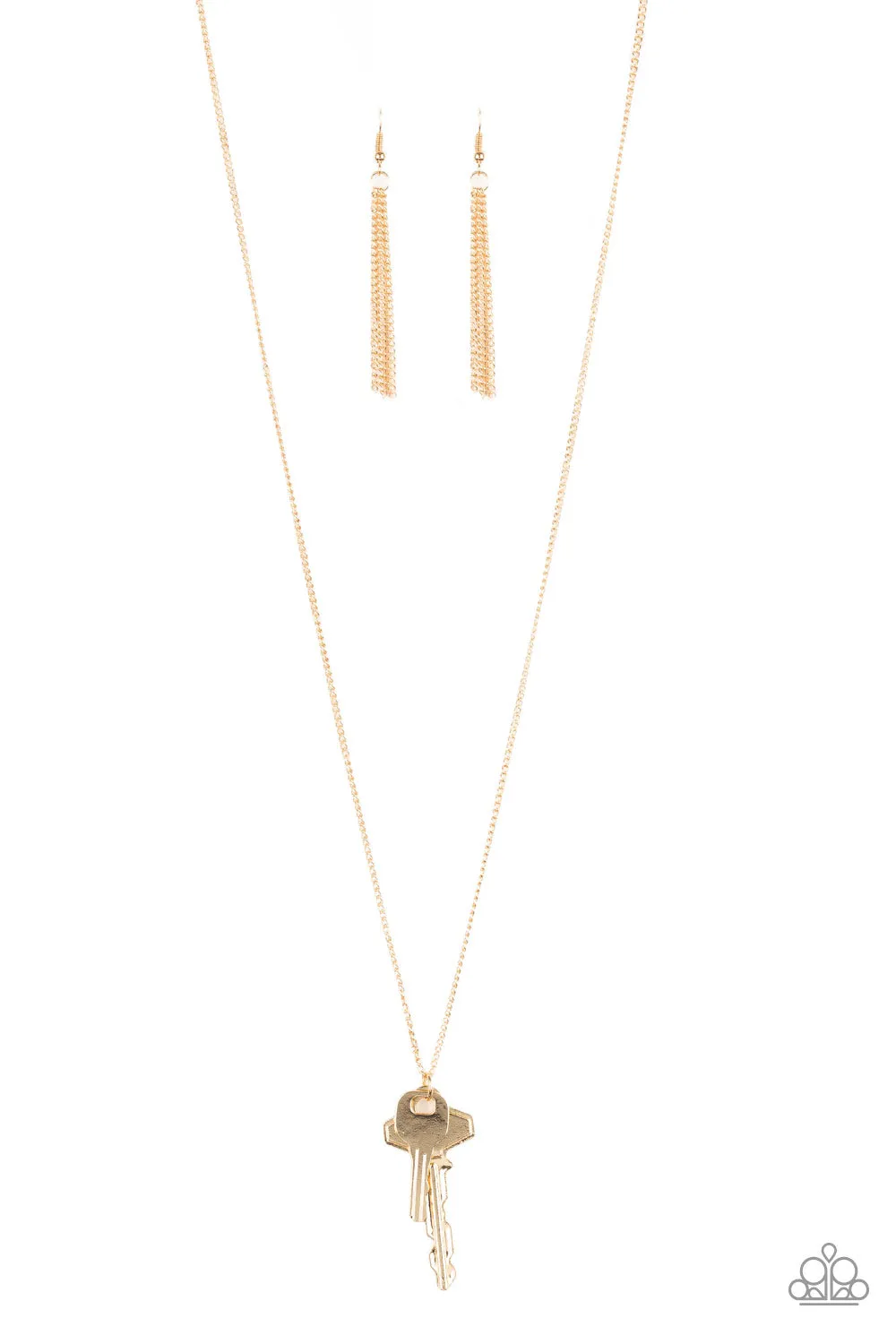 Paparazzi Accessories - The Keynoter - Gold Necklace