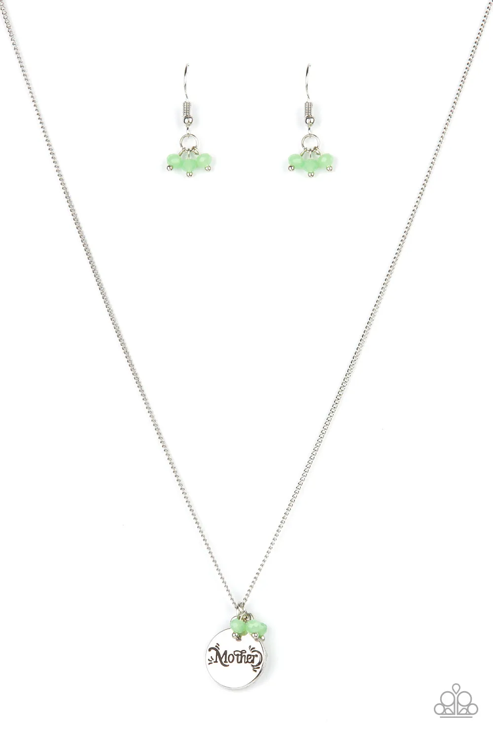 Paparazzi Accessories - Warm My Heart - Green Necklace