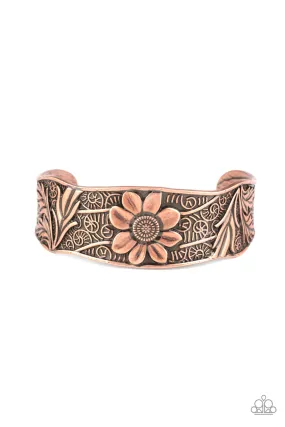 Paparazzi Daisy Paradise - Copper Cuff Bracelet