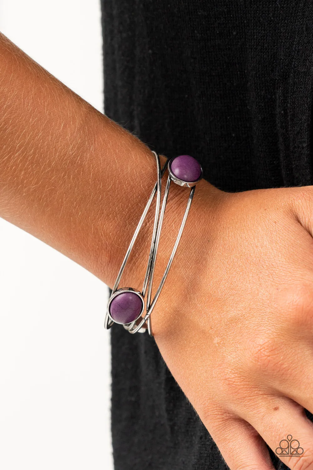 Paparazzi Desert Lagoon Purple Bracelet