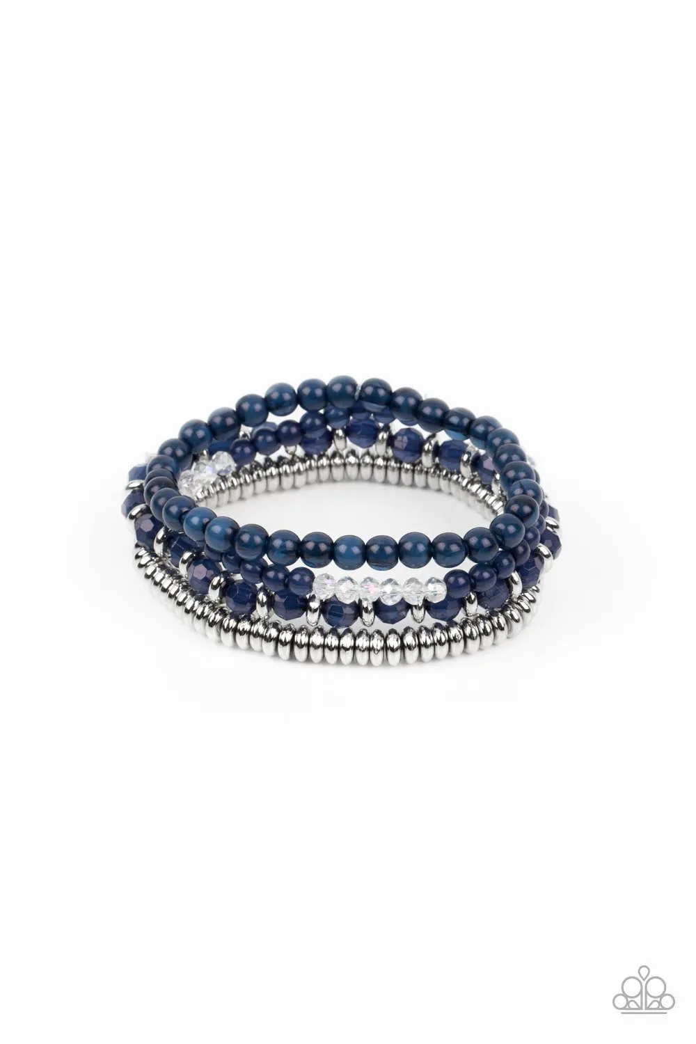 Paparazzi Destination Dreamscape - Blue Stretchy Bracelet