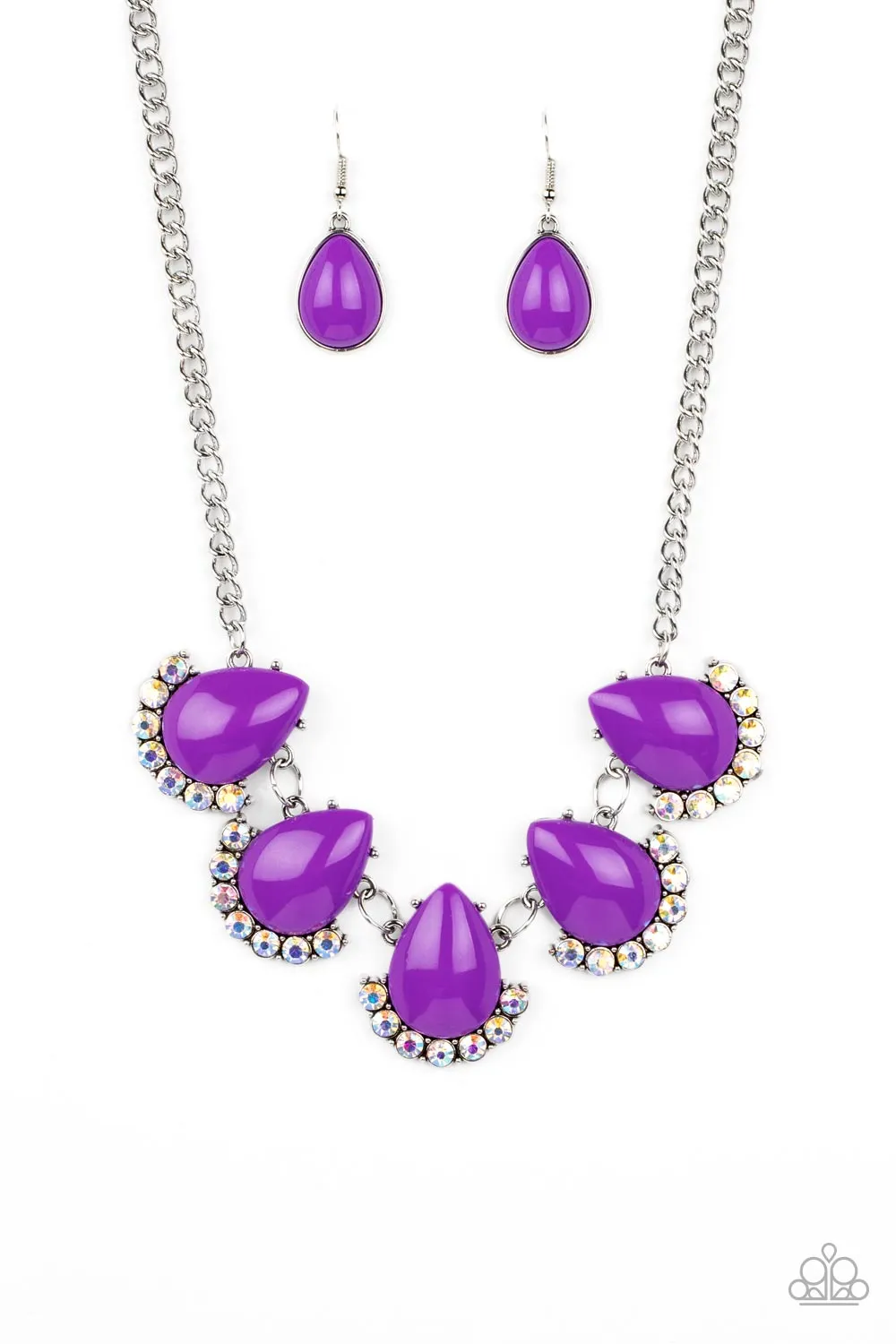 Paparazzi Ethereal Exaggerations - Purple Necklace