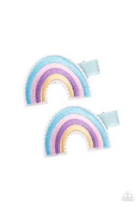 Paparazzi Follow Your Rainbow - Blue Hair Clip