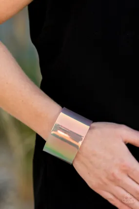 Paparazzi Holographic Aura - Multi Cuff Bracelet