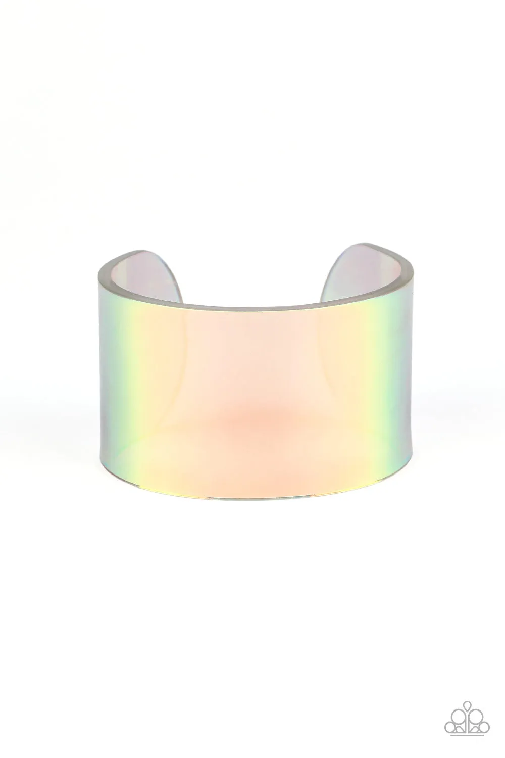 Paparazzi Holographic Aura - Multi Cuff Bracelet