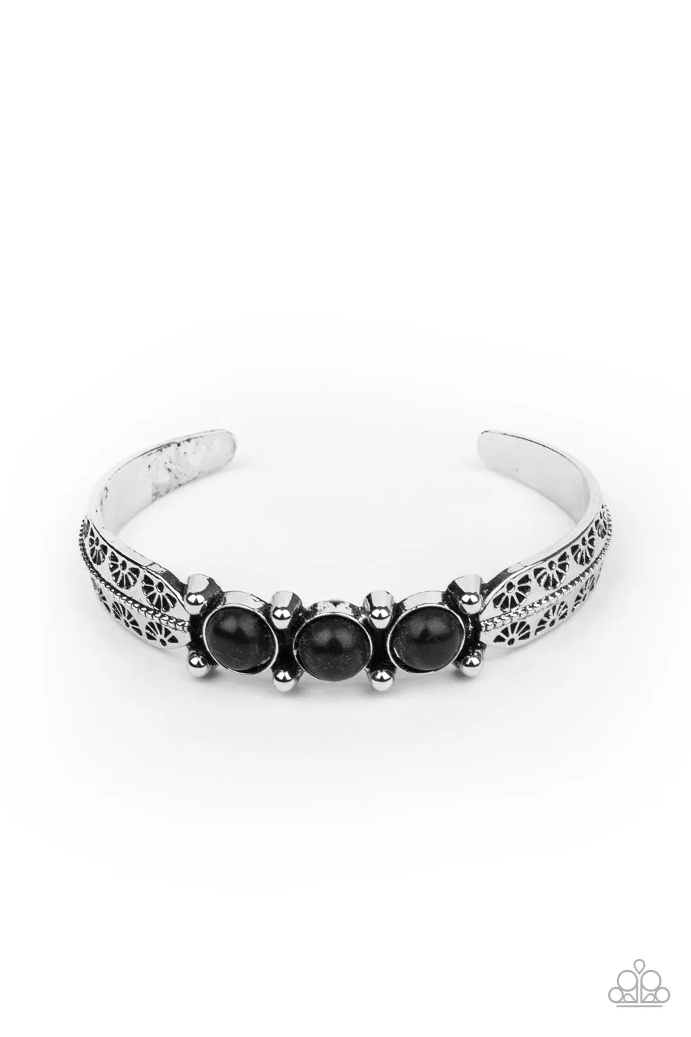 Paparazzi Mojave Glyphs - Black Bracelet