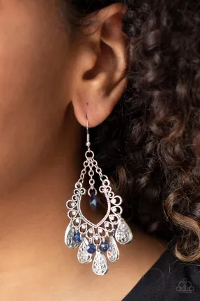 Paparazzi Musical Gardens - Blue Earring